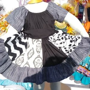 18 month girl's Jack Skellington panel dress